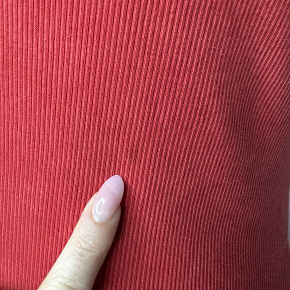 Y2K One World Red Rhinestone Tank Top L Grunge Whimsy Goth USA Cotton - Picture 7 of 10